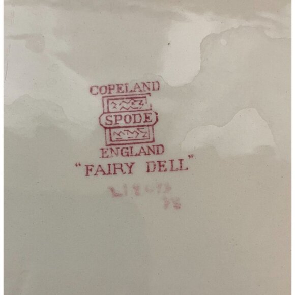 Copeland Spode Fairy Dell Jubilee Platter Scalloped Edge Floral Design Vintage - Picture 6 of 8